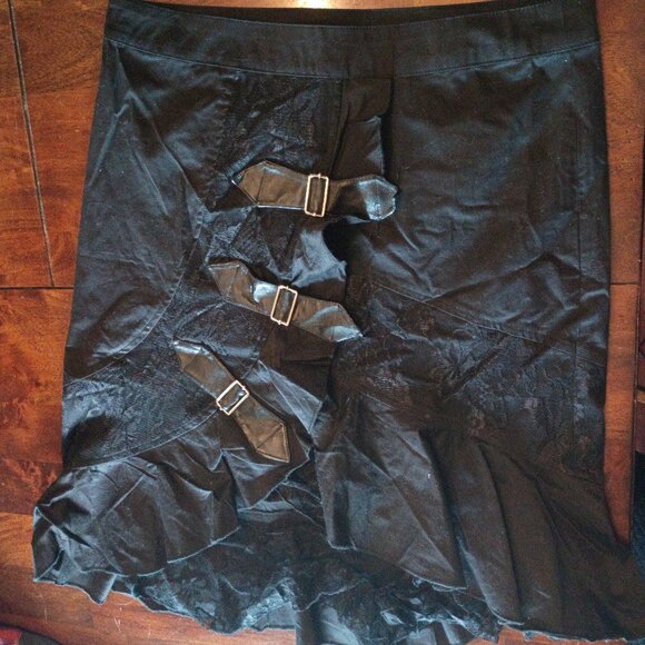 Punk Rave Ruffle Skirt - Picture 1 of 4